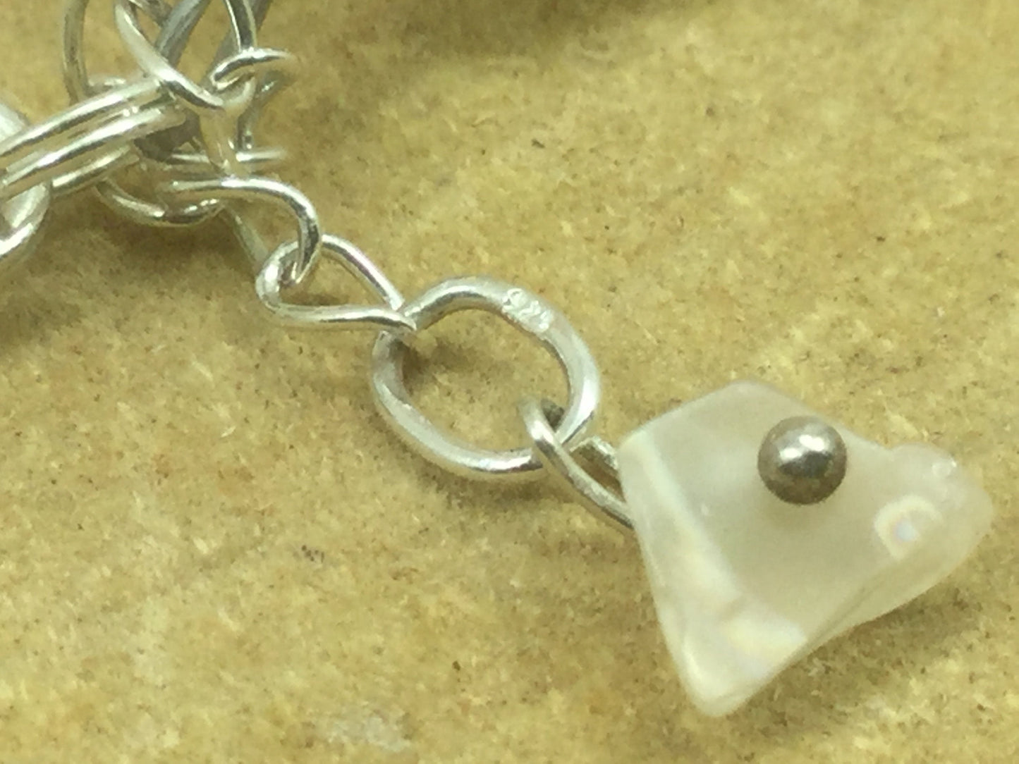 Adjustable Sterling Silver Genuine Gemstone Bracelet with Moonstone ( The Traveler's Stone )