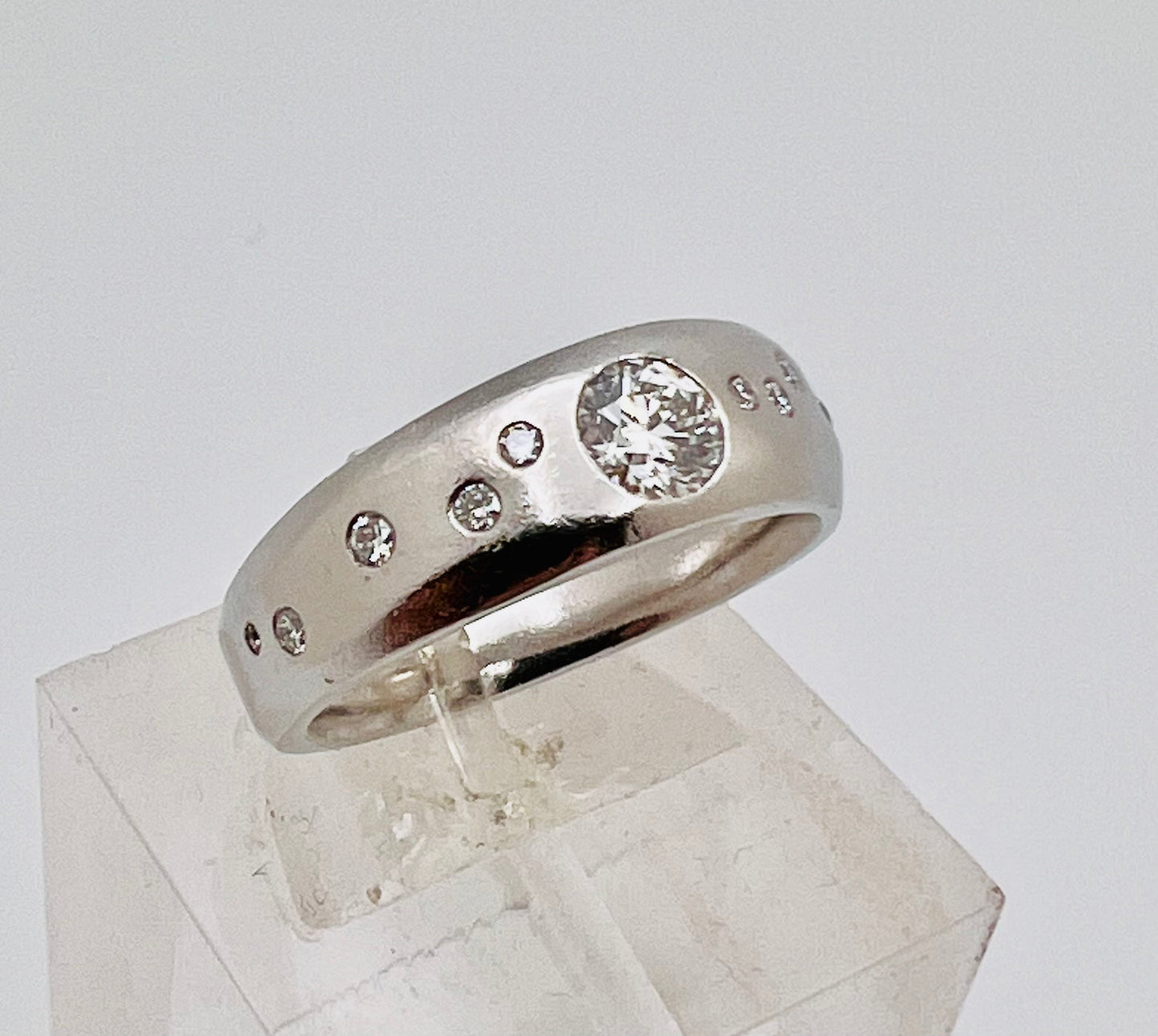 Platinum 52pt Diamond with Accents Band Ring