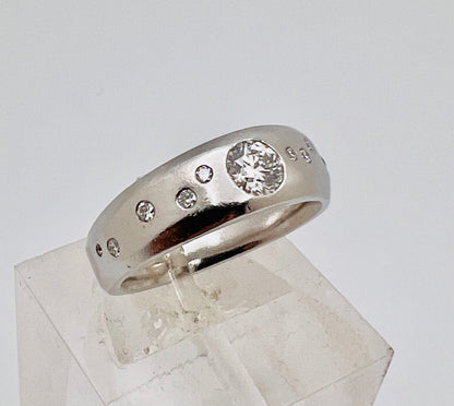 Platinum 52pt Diamond with Accents Band Ring