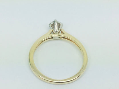 14k Yellow Gold Brilliant Cut 3pt Diamond Ring