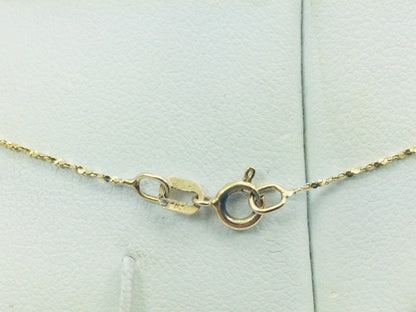 18k Yellow Gold Genuine Pearl June Birthstone Heart Necklace
