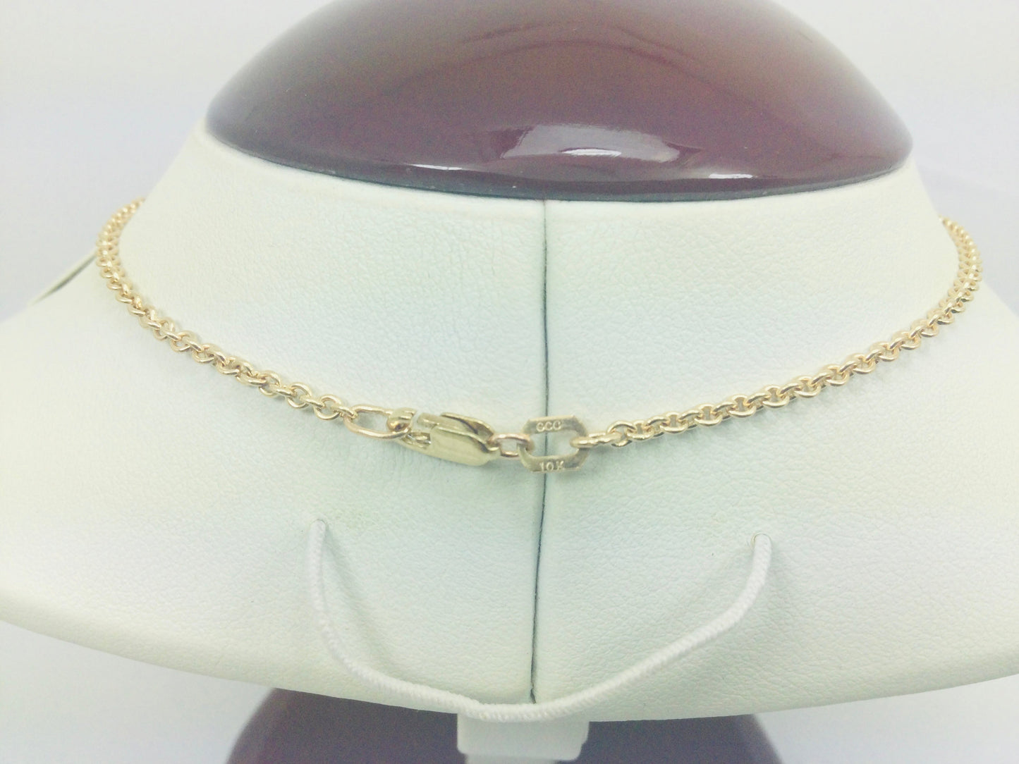 10k Yellow Gold Round Cut 0.27ct Diamond Ball Necklace