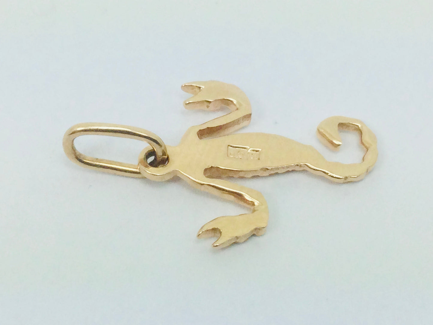 14k Yellow Gold Scorpio Horoscope (Oct-Nov) Pendent