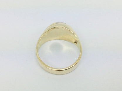 14k Yellow Gold Round Cut 0.32ct Diamond Solitaire Ring