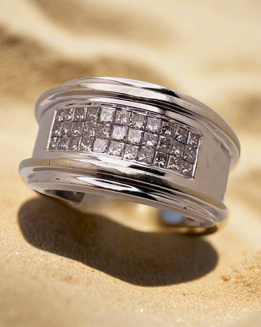 14k White Gold 1.65ct Diamond Ring