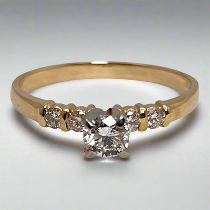 14k Gold 0.40ct VS Diamond Engagement / Anniversary / Promise Ring