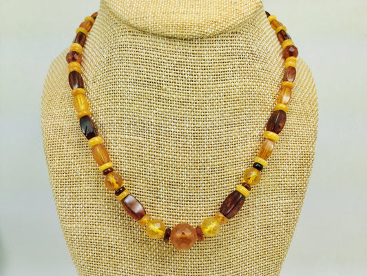 Multicolour Amber Necklace