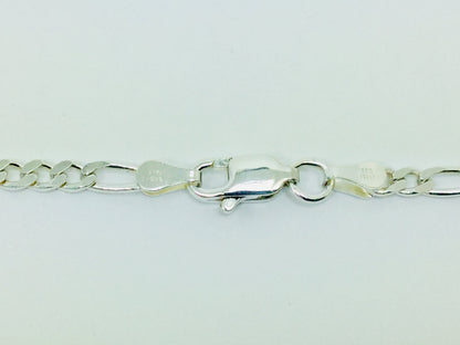 Sterling Silver Amber Pendent and Chain Necklace