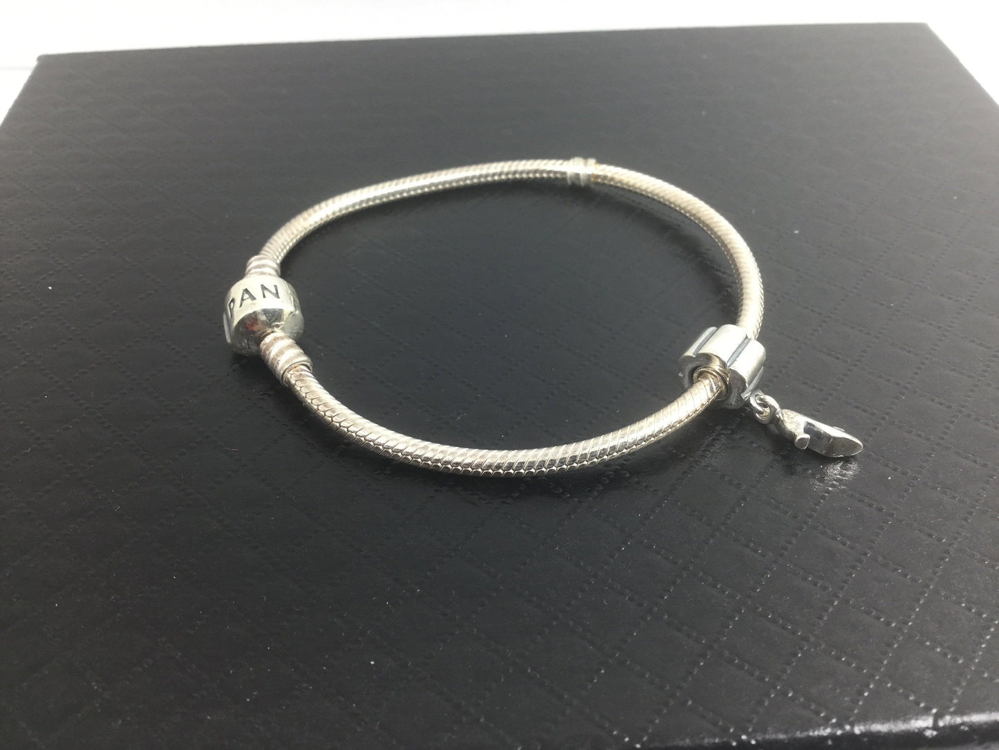 Silver Pandora Charm Bracelet With Silver High Heel Charm