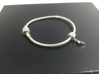 Silver Pandora Charm Bracelet With Silver High Heel Charm